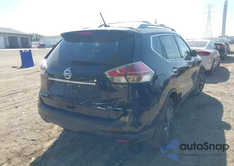 2016 Nissan Rogue Sl z USA, uszkodzony, nr VIN 5N1AT2MV0GC891618